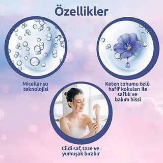 Palmolive Micellar Care Bath & Shower Gel: Gentle, Natural Body Wash for Daily Moisturizing & Sensitive Skin - Flaxseed Enriched, 16.91 fl oz Palmolive Micellar Shower Gel - Natural, Gentle & Moisturizing! Micellar shower gel, Natural bath gel, Moisturizing body wash, Gentle skin cleanser, Flaxseed shower gel, Daily use shower gel, Sensitive skin body wash, Natural ingredient body wash, bath and shower gel, body wash, micellar water, flaxseed, natural ingredients, gentle cleanser, moisturizing, skincare, da