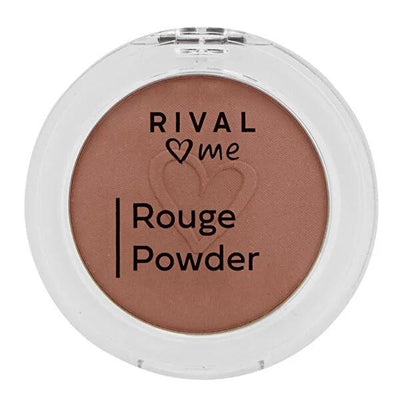 Rival Loves Me Vegan Blush No:05 Light Toffee - Dermatologically Tested, Compact Makeup for Cheekbones