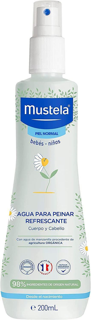 Mustela Baby Hair Styler & Body Freshener Spray 200ml - Gentle Detangling & Refreshing for Newborns