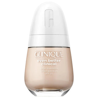 Clinique Even Better Clinical Serum Foundation Broad Spectrum SPF 25 - Long-Lasting Full Coverage Matte Finish Makeup for Oily Skin Clinique Even Better Clinical Foundation SPF 25 long-lasting foundation, matte finish makeup, SPF 25 foundation, serum foundation, oil-free foundation, full coverage makeup, Clinique, Even Better Clinical, foundation for oily skin, combination skin makeup, skincare in makeup, makeup with SPF, liquid foundation, 24-hour coverage