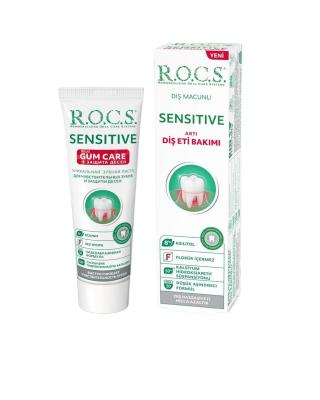 R.O.C.S. Sensitive Toothpaste - Fluoride-Free for Sensitive Teeth & Gum Care R.O.C.S. Sensitive Toothpaste - Fluoride-Free Oral Care sensitive toothpaste, fluoride-free toothpaste, gum care toothpaste, oral hygiene products, R.O.C.S. toothpaste, sensitive teeth care, gum health, oral care, toothpaste for sensitive teeth, fluoride-free oral care