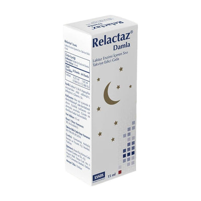 Relactaz Lactase Enzyme Supplement Drops - Lactose Intolerance Relief for Dairy Sensitivity - 15ml