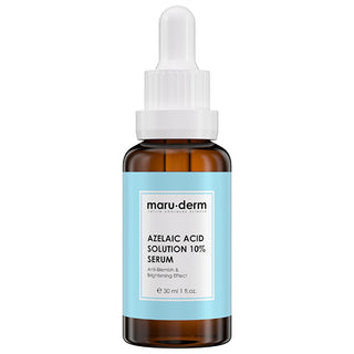 Maruderm Azelaic Acid 10% Skin Brightening Serum: Reduce Blemishes, Dark Spots & Even Skin Tone with Hyaluronic Acid - 1.01 fl oz Maruderm Azelaic Acid Serum: Brighten Skin & Reduce Blemishes Azelaic Acid Serum, Skin Brightening Serum, Blemish Treatment Serum, Hyaluronic Acid Serum, Skin Tone Evening Serum, Dark Spot Corrector, Acne Scar Treatment, Sensitive Skin Serum, Maruderm Serum, Skin Care Serum, Uneven Skin Tone, Dark Spots, Hydrating Serum, Gentle Exfoliation, Daily Skin Protection, 10% Azelaic Acid