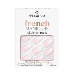 Essence False Nails French Manicure Reusable Nails for DIY Nail Solutions - Cruelty-free Beauty Products Essence False Nails - DIY French Manicure at Home False Nails, French Manicure, Cruelty-free Beauty Products, DIY Nail Solutions, Reusable Nails, Beauty and Personal Grooming, Eco-friendly Packaging, Nail Care, At-home Manicure