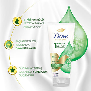 Dove Ultra Care Anti-Breakage Hair Conditioner: 1-Minute Serum for Stronger, Vegan & Damage-Free Hair - Coconut, Almond & Argan Oil Infusion (5.75 fl oz) Dove Anti-Breakage Hair Conditioner: 1-Minute Vegan Hair Repair hair conditioner, anti-breakage conditioner, hair fall treatment, 1 minute hair treatment, vegan hair conditioner, damage repair conditioner, hair serum, hair strengthening conditioner, coconut oil hair treatment, cruelty-free hair care, hair breakage, hair fall, vegan hair products, hair repa