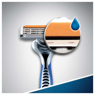 Gillette Blue3 Disposable Razor for Men - Smooth Shave, Comfortgel Technology, 3 Chrome-Coated Blades Gillette Blue3 Disposable Razor - Smooth Shave & Comfort Disposable Razor, Gillette Blue3, Shaving Razor, Men's Grooming, Affordable Shaving Solution, Smooth Shave, Comfortgel Technology, Chrome-Coated Blades, Non-Slip Handle, Easy-to-Rinse, Daily Grooming, Travel Razor, Backup Razor, Men's Shaving, Shaving Essentials