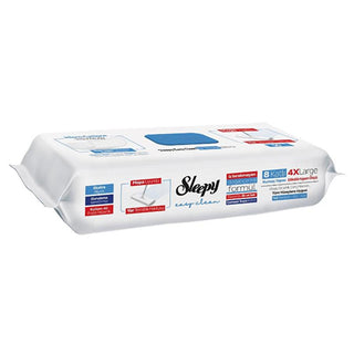 sleepy sanitizing mop pads front view, sleepy sanitizing mop pads package Sleepy Sanitizing Mop Pads - Extra Hygiene Support | 50 Count Sleepy Sanitizing Mop Pads | 50 Count sleepy, cleaning-supplies, mop-pads, hygiene-products, home-cleaning, sanitizing, cleaners, ai-generated, homeowners, cleaning-staff