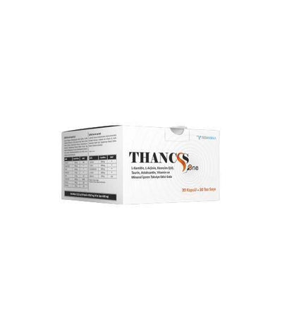 Thancss One: Advanced Antioxidant & Energy Support - CoQ10, L-Carnitine, Vitamins & Minerals - 30 Capsules & Sachets for