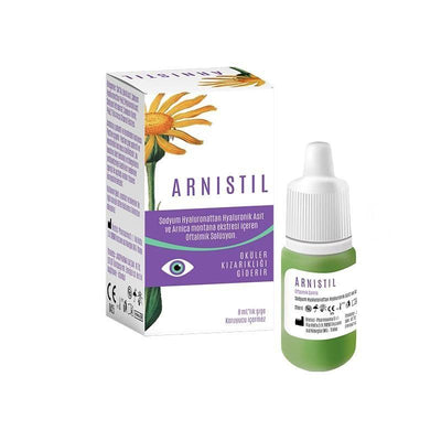 Arnistil Eye Drops: Hyaluronic Acid & Arnica Montana for Dry, Irritated Eyes - Preservative-Free, Sterile, Natural Eye C