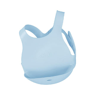oi oi premium silicone bib mineral blue, oi oi bib for babies 6 months to 4 years OiOi Premium Silicone Bib - Mineral Blue for Babies & Toddlers | 6 Months to 4 Years OiOi Mineral Blue Bib for Babies - Premium Silicone oi oi, bib, silicone bib, baby feeding, parents, caregivers, mealtime, toddler accessories, premium silicone, ai-generated