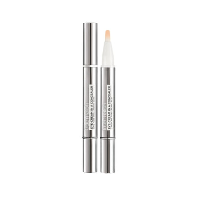 L'Oreal Paris True Match Concealer with Eye Cream - 2-in-1 Makeup for Natural Coverage & Under-eye Care