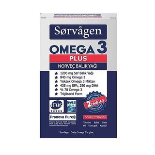 Sorvagen Omega-3 Fish Oil Supplement - 1200mg Norwegian Fish Oil, Heart Health Support, Brain Function - 60 Capsules Sorvagen Omega-3 Fish Oil - 1200mg Norwegian Fish Oil, 60 Capsules Omega-3 supplement, Fish oil capsules, Norwegian fish oil, Heart health support, Brain function and vision health, Triglyceride form, Gluten-free, Natural ingredients, Dietary supplement, Cardiovascular health, Omega-3 fatty acids, EPA, DHA, Health and wellness, Nutrition, Supplements