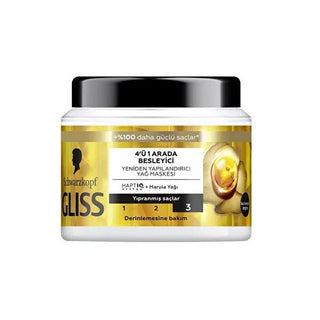 Gliss 4-in-1 Hair Care Mask - Nourishing Marula Oil Treatment for Damaged Hair, 13.53 fl oz Gliss 4-in-1 Hair Mask - Marula Oil Treatment Hair care mask, Marula Oil hair treatment, Nourishing hair mask, Repairing damaged hair, 4-in-1 hair care product, Hair nourishment, Hair repair, Marula Oil benefits, Healthy hair products, Hair care routine, Damaged hair repair, Hair smoothing, Hair shine, Gliss hair products