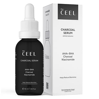 The Ceel Charcoal Face Serum with AHA BHA and Niacinamide - Anti-Aging Skincare for Acne-Prone Skin The Ceel Charcoal Face Serum - Anti-Aging & Acne Treatment charcoal face serum, AHA BHA serum, niacinamide serum, anti-aging skincare, acne treatment serum, skincare for acne-prone skin, brightening serum, skin renewal, anti-aging benefits, skincare routine, face serum, radiant skin, flawless complexion