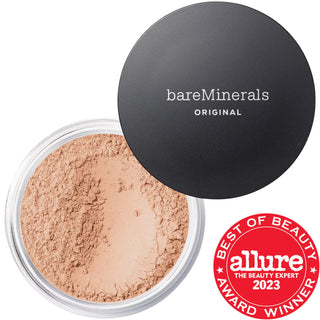 bareMinerals Original Loose Talc-Free Mineral Foundation SPF 15: Natural, Buildable Coverage & Sun Protection bareMinerals Mineral Foundation SPF 15: Natural, Buildable Coverage mineral foundation, talc-free foundation, SPF 15 foundation, natural finish foundation, buildable coverage foundation, vegan mineral foundation, cruelty-free foundation, loose powder foundation, mineral makeup, clean beauty foundation, foundation, makeup, face makeup, mineral makeup, talc free, spf, buildable, natural, vegan, cruelt