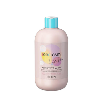Inebrya Ice Cream Liss Pro Smoothing Shampoo - 300ml, Calming & Frizz Control for Manageable Hair