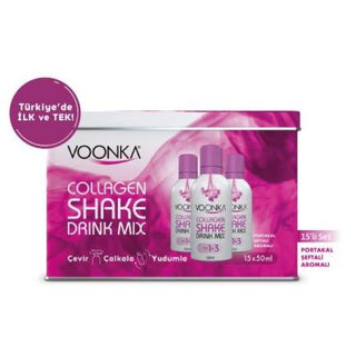 voonka collagen beauty shake drink mix packaging, voonka orange peach flavor collagen shake drink, voonka collagen drink ready to serve Voonka Collagen Beauty Shake Drink Mix - Orange Peach Flavor | 15x50ml Voonka Collagen Shake Drink Mix - Orange Peach Flavor voonka, collagen, beauty-shake, health-supplement, anti-aging, hydration, orange-peach-flavor, beauty-enenthusiasts, health-conscious, ai-generated