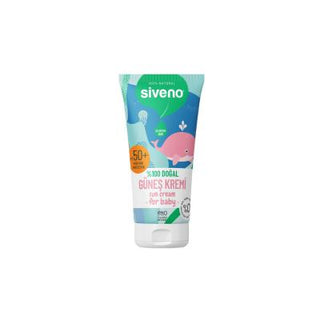 siveno-natural-sunscreen-spf50-baby, siveno-sunscreen-50ml-bottle Siveno Natural Sunscreen SPF50+ - Baby Safe | 50 ml Siveno Natural Sunscreen SPF50 for Babies | 50ml siveno, natural-sunscreen, baby-sunscreen, spf50, vegan, cruelty-free, eco-friendly, mineral-uv-filter, infant-skin-care, ai-generated