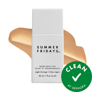Sheer Skin: Hyaluronic Acid + Squalane Tint - Lightweight, Hydrating, Natural Finish Coverage, Vegan & Cruelty-Free Sheer Skin Tint: Natural, Light Coverage & Hydrating Finish sheer skin tint, light coverage foundation, natural finish skin tint, hyaluronic acid skin tint, vegan skin tint, cruelty-free skin tint, hydrating skin tint, skin tint for redness, no makeup look, squalane skin tint, skin tint, light coverage, natural finish, hyaluronic acid, vegan, cruelty-free, hydrating, redness, no makeup, squala