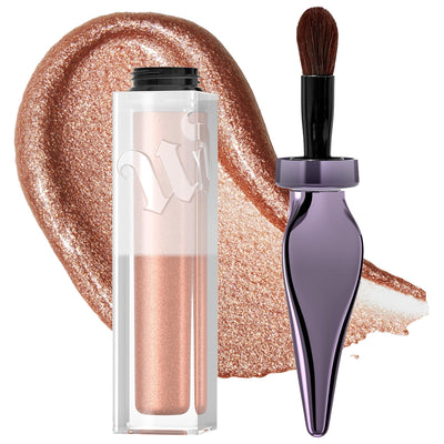 24/7 Glaze-On Shimmer Liquid Eyeshadow: Long-Wearing, Crease-Resistant, Easy Application for Beginners - Achieve a Glaze