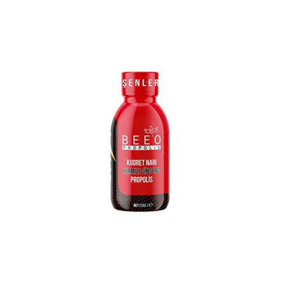 Beeo Propolis Shot Kudret Narõ Kõrmõzõ Ginseng Dietary Supplement - Natural Antioxidant & Vitamin Rich Liquid Shot