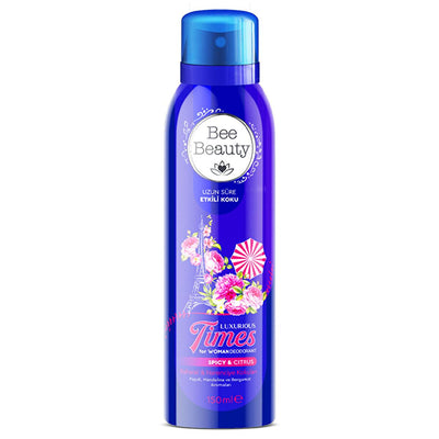 Bee Beauty Luxurious Times Women's Deodorant Spray - Long-lasting Freshness, 150ml