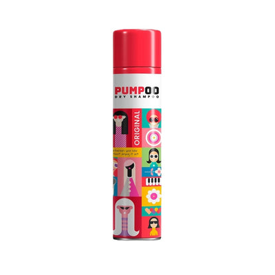 Pumpoo Original Dry Shampoo 200ml - Convenient Waterless Hair Care for Busy Lifestyles