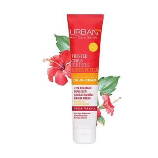 Urban Care Twisted Curls Hibiscus & Shea Butter Leave-In Hair Care Cream 175 ml
