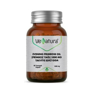 Venatura Evening Primrose Oil 1000mg - 60 Softgel Capsules for Women's Health & Dietary Support Venatura Evening Primrose Oil 1000mg - Women's Health Support Evening Primrose Oil supplement, Venatura Evening Primrose Oil, 1000 Mg Evening Primrose Oil, Softgel Capsules, Dietary supplement for women, Women's health support, Hormonal health, Skin health, Natural supplements, Health and wellness products
