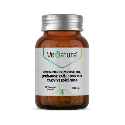 Venatura Evening Primrose Oil 1000mg - 60 Softgel Capsules for Women's Health & Dietary Support