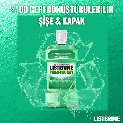 Listerine Fresh Burst: Dentist-Recommended Mouthwash for Plaque Control, Fresh Breath & Gum Health - 8.45 fl oz