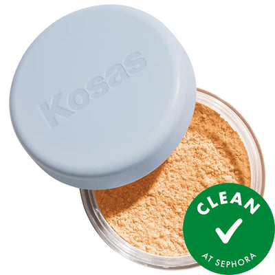 Cloud Set Loose Translucent Talc-Free Setting + Blurring Powder - Long-Lasting, Vegan Makeup Setting Powder for Oily Ski