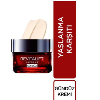 Loreal Paris Revitalift Lazer X3: Anti-Aging Day Cream for Wrinkle Reduction, Skin Firming & Texture Improvement with Hyaluronic Acid & Pro-Xylane Loreal Revitalift: Anti-Aging Cream for Wrinkle Reduction anti-aging cream, wrinkle reduction, hyaluronic acid cream, pro-xylane skincare, skin firming cream, day cream for mature skin, Loreal Revitalift Lazer X3, age defying cream, face cream for wrinkles, skin texture improvement, anti aging, mature skin, face cream, daily moisture, face moisturizer, hydration,