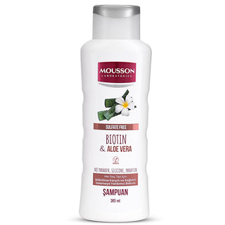 Mousson Biotin & Aloe Vera Hair Shampoo: Sulfate-Free, Anti Hair Loss, Hair Growth, Vegan Formula & Color Protection, 13 fl oz Mousson Biotin Shampoo: Anti Hair Loss, Sulfate-Free, Hair Growth anti hair loss shampoo, hair growth shampoo, sulfate-free shampoo, biotin shampoo, aloe vera shampoo, vegan shampoo, cruelty-free shampoo, hair color protection shampoo, hair thickening shampoo, dökülme karşıtı şampuan, shampoo, hair care, hair loss prevention, hair growth, biotin, aloe vera, sulfate free, vegan, crue