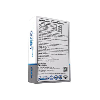 Ligone Magnesium Citrate Complex 60 Tablets - Magnesium and Vitamin B6 Supplement for Energy and Wellness Ligone Magnesium Citrate Complex 60 Tablets - Energy & Wellness Magnesium Citrate Supplement, Vitamin B6 Supplement, Dietary Supplement, Health and Wellness, Magnesium and Vitamin B6 Complex, Energy Support, Muscle Function, Brain Health, Nutrition Supplements