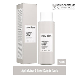 Maruderm 7% Glycolic Acid Toner: Exfoliating, Pore Minimizing, Anti-Aging Skincare - Renew Skin Tone & Texture, Paraben & SLS Free Maruderm 7% Glycolic Acid Toner | Exfoliate & Renew glycolic acid toner, exfoliating toner, pore minimizing toner, anti-aging skincare, chemical exfoliant, skin renewal, glycolic acid 7%, hyaluronic acid toner, paraben free toner, tone and texture, glycolic acid, toner, exfoliation, pore minimizing, anti-aging, skincare, hyaluronic acid, paraben free, SLES free, SLS free, skin t