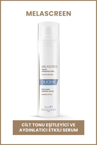 Ducray Melascreen Serum: Evens Skin Tone & Brightens Complexion | Dark Spot Corrector, Hyperpigmentation Treatment | 40m