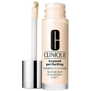 Clinique Beyond Perfecting Foundation + Concealer - Full Coverage, Oil-Free, 24-Hour Wear Makeup for All Skin Types Clinique Beyond Perfecting Foundation - Full Coverage, Oil-Free long-lasting foundation, oil-free concealer, full-coverage makeup, natural matte finish foundation, dermatologist-tested cosmetics, Clinique, foundation and concealer, 24-hour wear makeup, oil-free makeup, non-comedogenic foundation, sweat-resistant makeup, humidity-resistant makeup, makeup for all skin types, sensitive skin makeu