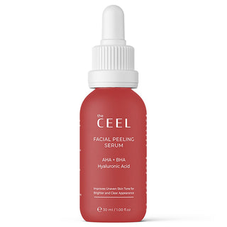 Ceel: AHA BHA Red Peeling Serum - Exfoliate, Renew & Even Skin Tone | Glycolic & Salicylic Acid Peel for Acne, Anti-Aging at Home Ceel AHA BHA Peel: Renew Skin, Treat Acne & Even Tone AHA BHA peeling serum, skin exfoliating serum, skin tone evening serum, red peeling serum, salicylic acid serum, glycolic acid peel, acne treatment serum, anti-aging serum, chemical peel at home, AHA serum, BHA serum, exfoliate, renew, even skin tone, oily skin, acne prone skin, blemishes, sun damage, signs of aging, home chem