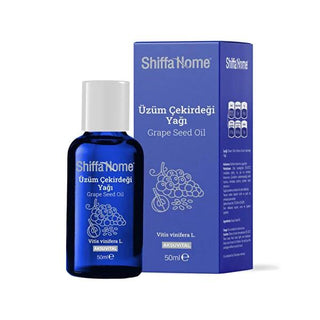 Shiffa Home Grape Seed Oil - 50ml Natural Skincare & Haircare Solution Shiffa Home Grape Seed Oil for Natural Skincare Grape seed oil, Natural skincare, Organic beauty products, Multi-purpose beauty oil, Skincare oil, Haircare oil, Lip care, Natural beauty solutions, Plant-based beauty products, Antioxidant rich skincare