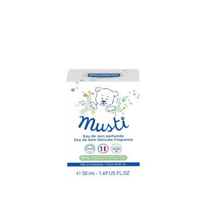 Mustela Musti Eau de Soin 50 ml - Gentle Baby Care Product for Sensitive Skin