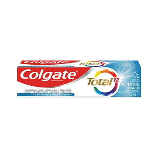 Colgate Total Pro Beyazlık Whitening Toothpaste with Zinc and Arginine - 1.69 fl oz Colgate Total Pro Beyazlık Whitening Toothpaste - Zinc & Arginine whitening toothpaste, oral hygiene, Colgate Total Pro, Zinc and Arginine toothpaste, advanced oral care, oral health, tooth whitening, gum care, plaque prevention, tartar control, fresh breath, clean teeth, comprehensive mouth care, healthy gums, smile brightening