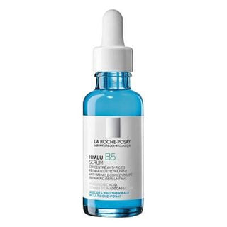 la roche posay hyalu b5 wrinkle serum bottle, anti-wrinkle serum application on skin, la roche posay skincare product with pump La Roche Posay Hyalu B5 Serum - Wrinkle Reduction | 30 ml La Roche Posay Hyalu B5 Serum | Anti-Wrinkle & Hydrating la-roche-posay, hyalu-b5-serum, anti-wrinkle, hydrating-serum, skincare, facial-care, moisturizer, hyaluronic-acid, vitamin-b5, ai-generated