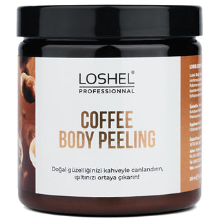 Loshel Coffee Coconut Body Scrub - Natural Exfoliating Skincare for Softer Skin Loshel Coffee Coconut Body Scrub for Smoother Skin Body Scrub, Coffee Body Scrub, Coconut Body Scrub, Natural Skincare, Exfoliating Body Wash, Post-Epilation Skincare, Cellulite Reduction, Shea Butter, Coconut Oil, Sucroz, Steraik Acid, Skincare for Smoother Skin, Natural Exfoliants, Skin Moisturization, Ingrown Hair Prevention