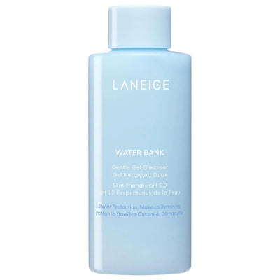Mini Water Bank Gentle Gel Cleanser with Hyaluronic Acid - pH Balanced, Soothing, and Hydrating Facial Cleanser for Sens