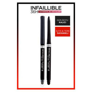 L'Oreal Paris Infaillible Intense Black Gel Eyeliner: 36H Smudge-Proof & Waterproof Definition - Automatic Twist-Up, Ultimate Long-Lasting Eye Makeup L'Oreal Intense Black Eyeliner - 36H Smudgeproof Eye Definition Eyeliner, Black eyeliner, Long-lasting eyeliner, Smudge-proof eyeliner, Waterproof eyeliner, Automatic eyeliner, Intense black eyeliner, Gel eyeliner, Loreal eyeliner, Eye makeup, Long wear eyeliner, smudge resistant eyeliner, water resistant eyeliner, intense color eyeliner, automatic gel eyeline