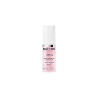 darphin intral inner youth serum 5ml bottle, close-up of darphin intral inner youth rescue serum, application of darphin serum on sensitive skin Darphin Intral Inner Youth Rescue Serum - Soothing Formula | 5 ml Darphin Intral Inner Youth Serum 5ml - Soothing Formula darphin, serum, sensitive-skin, soothing-serum, anti-aging, hydrating, skincare, natural-ingredients, face-care, ai-generated