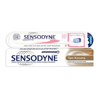 Sensodyne Sensitive Toothpaste and Toothbrush Set - Long Lasting Protection for Sensitive Teeth Sensodyne Toothpaste & Toothbrush Set for Sensitive Teeth sensitive toothpaste, toothbrush set, oral care, fluoride toothpaste, sensitive teeth protection, comprehensive oral care, long-lasting protection, plaque removal, gum health, enamel strengthening, Sensodyne, oral hygiene, tooth decay prevention