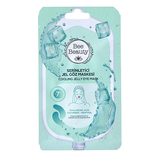 Bee Beauty Gel Eye Mask - Cooling, Hydrating, Anti-Aging Eye Care with Glycerin & Hyaluronic Acid Bee Beauty Gel Eye Mask - Hydrate & Cool Gel Eye Mask, Under-eye hydration, Cooling eye mask, Anti-aging eye care, Hyaluronic Acid eye mask, Skincare, Eye care, Hydrating eye mask, Dark circle reduction, Fine line reduction, Glycerin, Cucumber Extract, Soothing eye mask, Refreshing eye mask, Eye mask for sensitive skin, Skincare routine, Anti-aging skincare, Eye hydration, Puffy eyes solution, Youthful appearan