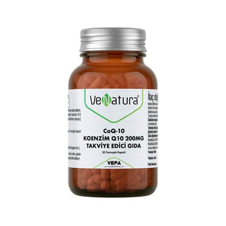 venatura coenzyme q10 200 mg capsules, bottle of venatura coenzyme q10 VeNatura Coenzyme Q10 - 200 mg | 30 Capsules VeNatura Coenzyme Q10 - 200 mg Capsules venatura, coenzyme-q10, dietary-supplement, energy-support, heart-health, adults, antioxidant, wellness, capsules, ai-generated